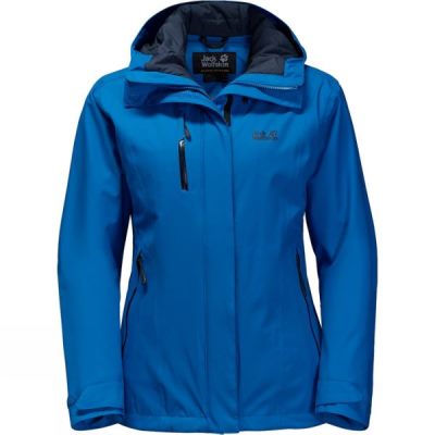 Chaquetas Jack Wolfskin Troposphere Mujer - Azules - Chile UGF035129